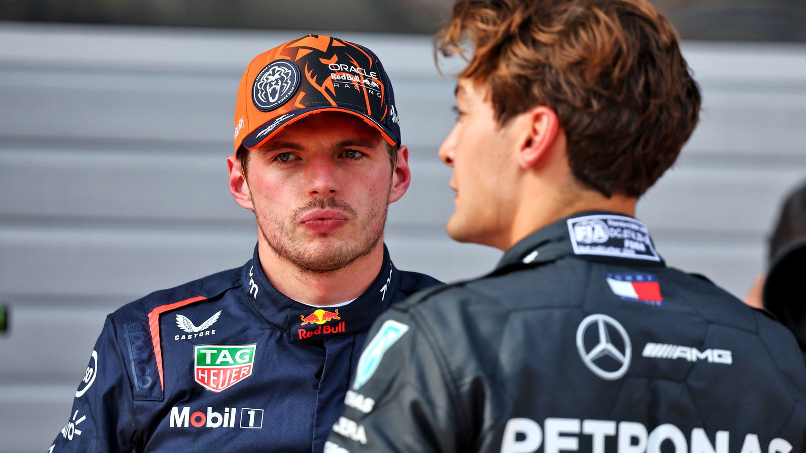 Verstappen, Russell